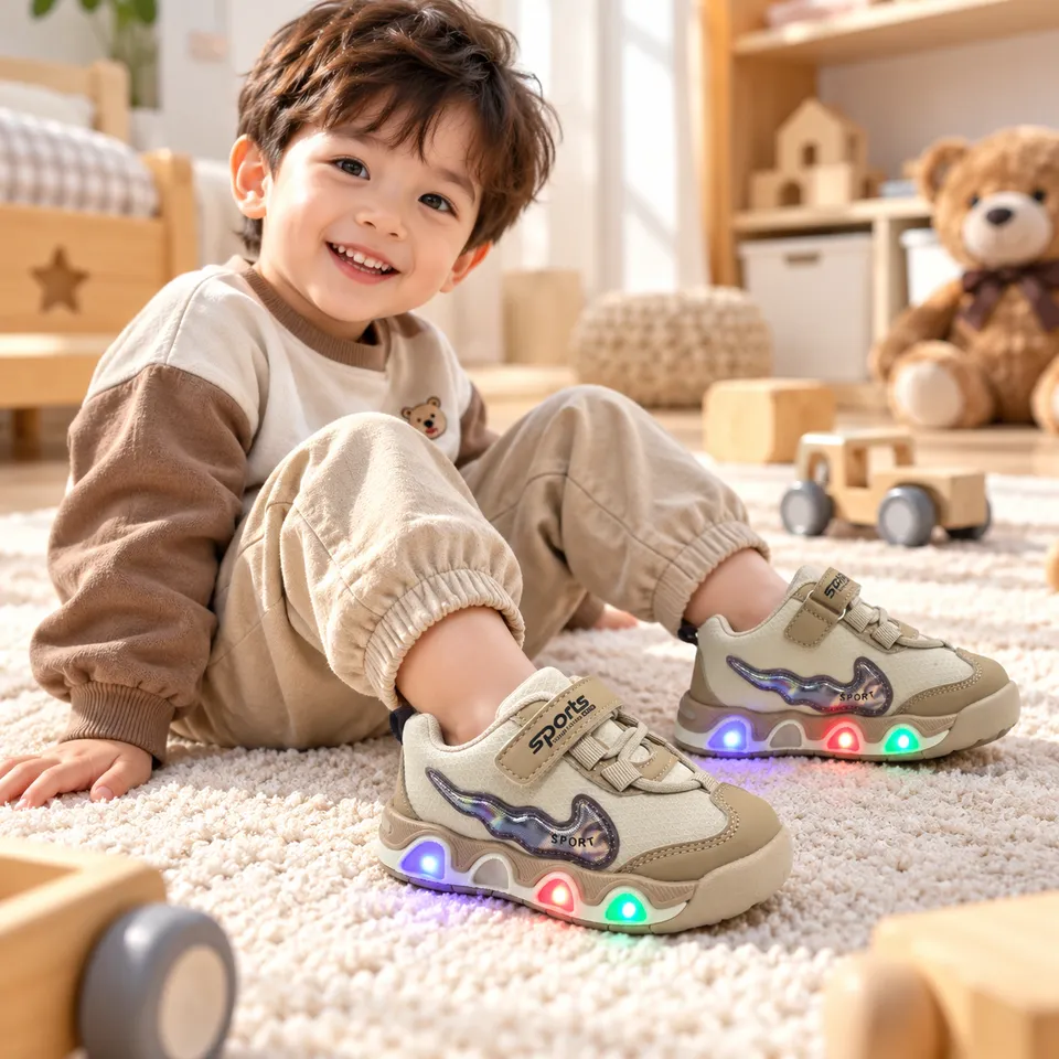 GlowTrail LED Kids Sneakers- Lighting