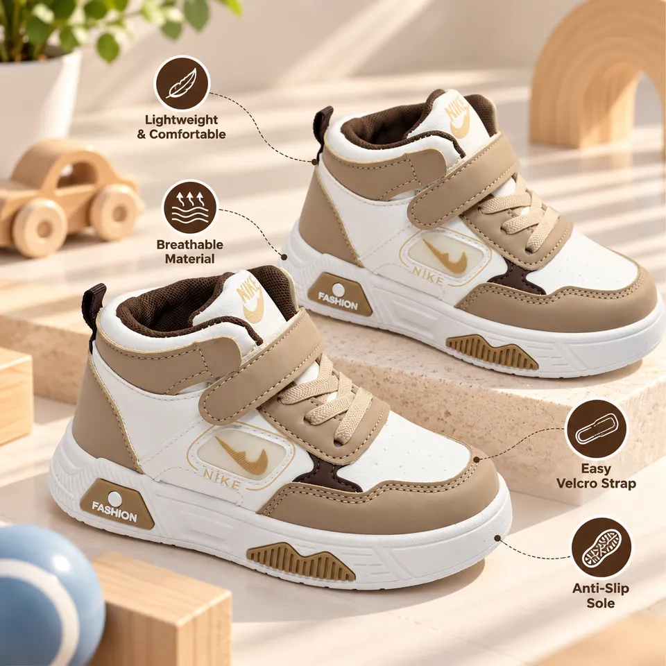 UrbanFlex Kids High-Top Sneakers