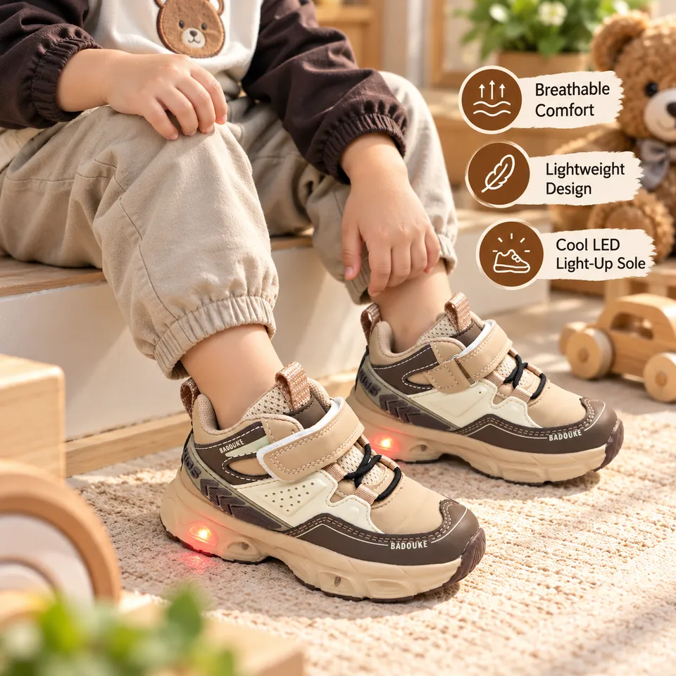 TerraGlow Kids LED Sneakers- Lighting