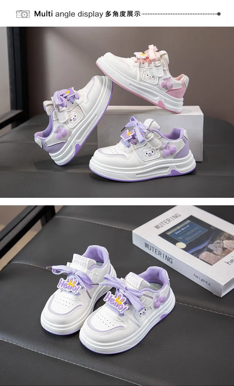 Lilac Hello Sneakers| 3.5 to 11 years