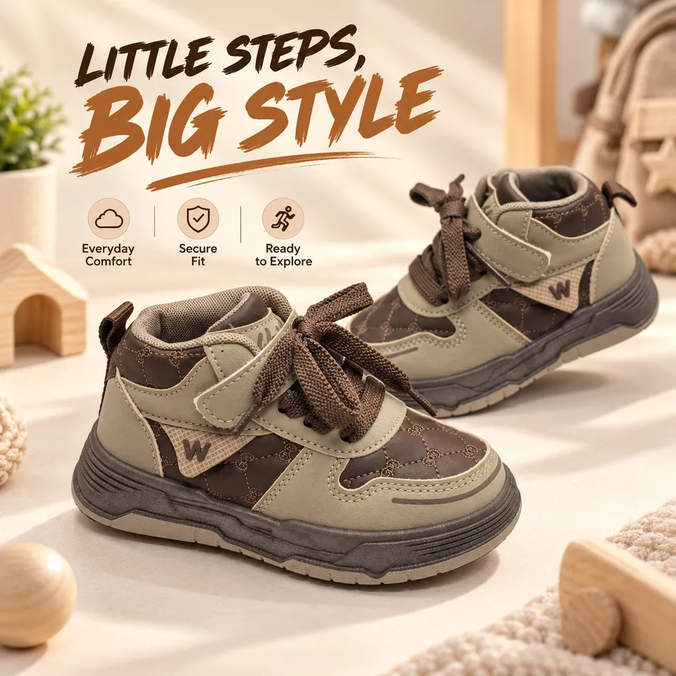 Urban Trek Kids High-Top Sneakers