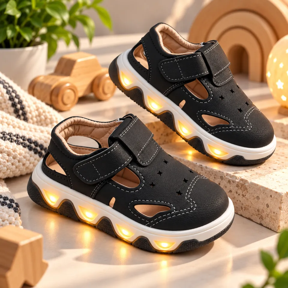 Star Trek Kids Sandals | Closed-Toe Shoes- Lighting