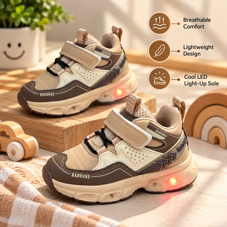 TerraGlow Kids LED Sneakers- Lighting