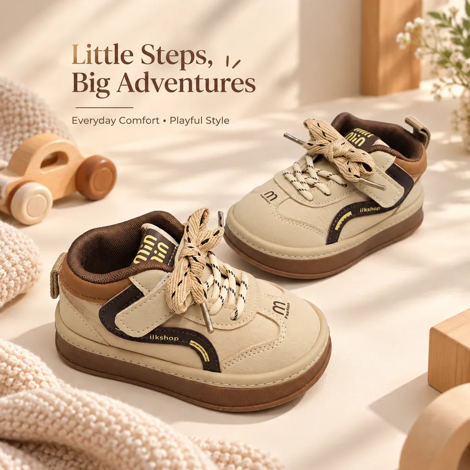 UrbanTrail Kids High-Top Sneakers