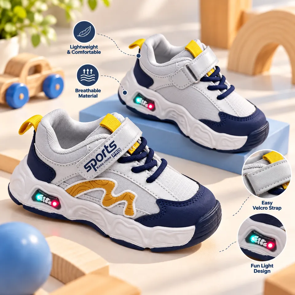 FlashRunner LED Kids Sneakers- Lighting