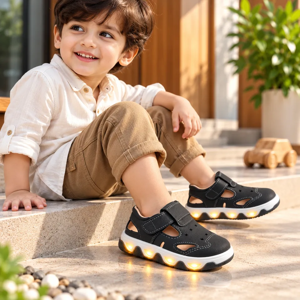 Star Trek Kids Sandals | Closed-Toe Shoes- Lighting