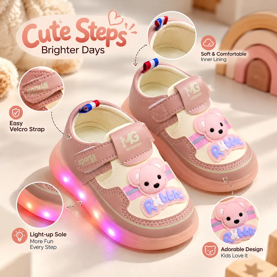 GlowBunny LED Kids Shoes